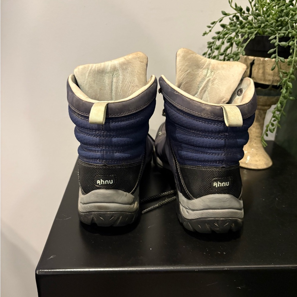 Ahnu Navy and Charcoal hiking  Boots
